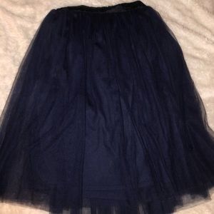 Navy blue skirt